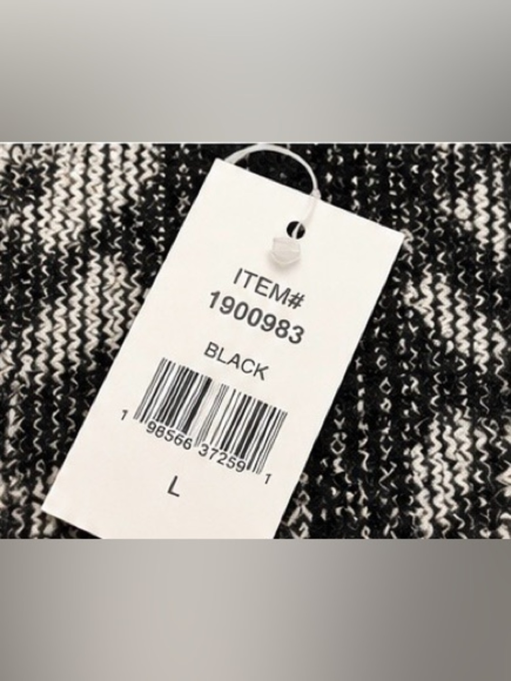 Frye The Cozy Cardigan - Black Aztec Geometric Pattern - Picture 5 of 10